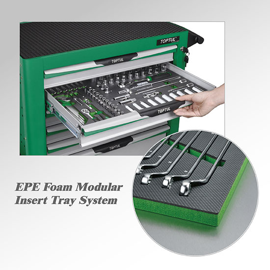 Tủ đồ nghề 8 ngăn 448 chi tiết Toptul GE-44803 Tủ đồ nghề 8 ngăn 448 chi tiết Toptul GE-44803